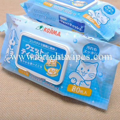 Hot Sale Pet Cleaning Wet Wipes For Cats