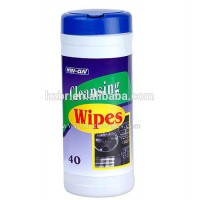 Plastic container for wet wipes Auto Cleaning Wet Wipes