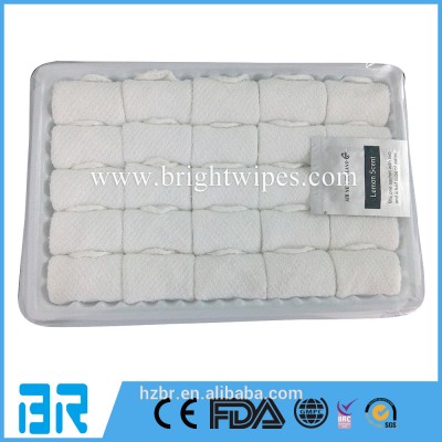 Disposable airlines hot cold towels 8g Cotton towels