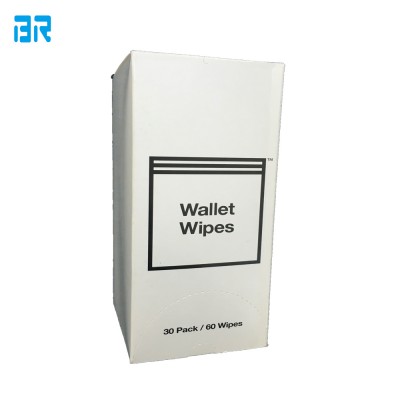 2ct wallet flushable wipes biodegradable wipes