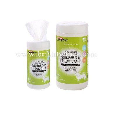 Pet wet wipes/Pet wet tissues for Cleaning Mouth,Paw and Furs