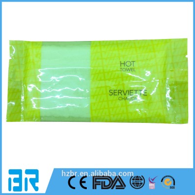 Single packed Refreshing cold/hot wet towel from China manufacturer